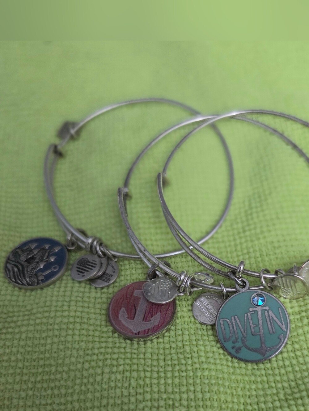 ALEX AND ANI Nautical Themed Charm  Bracelets / Bangles